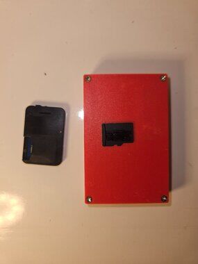 Nintendo switch mig flash v2 with a migdumper and a 128GB micro sd card with gam